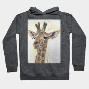 Colourful Baby Giraffe Hoodie